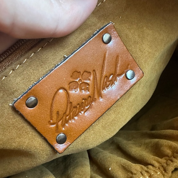 Patricia Nash Skye Satchel Burnished Tooled Leather Purse - Picture 7 of 8